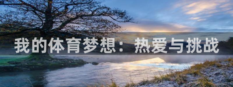 米兰体育官方正版app科技：我的体育梦想：热爱与挑战